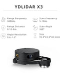 RPLIDAR X3 360 Degree 2D Lidar Sensor With 8m Range, 10Hz Scan Rate, 0.6-1.2 Degree Resolution, ROS Ready Obstacle Avoidance Module