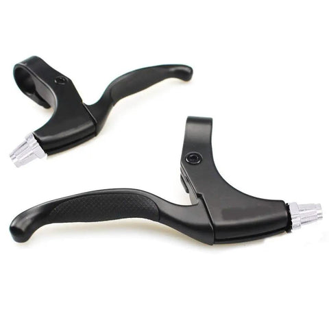 Dual Pack 4-Finger Anti-Skid Bicycle Brake Levers For 22mm Handlebars Aluminum Alloy Non Slip Levers Built To Last Lightweight Yet Beefy