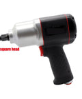 Heavy Duty Pneumatic Impact Wrench With Straight Up Killer Torque For Effortless Tire Removal And Weekend Mechanic Jobs, 1/2 inch square head.