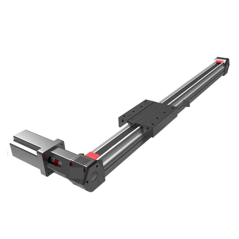 Motorized Belt Driven CNC Linear Rail Guide Stage For 3D Printers, 200mm Travel, FPB50 Style, Slick Precision, Dustproof System