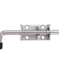 Two Pack Heavy Duty 304 Stainless Steel Spring Latch Lock 6.5 Inch Exterior Door Cabinet Trailer Gate Hardware Rust Free Design Built Tough Construction No Sweat Assembly with spring mechanism view.