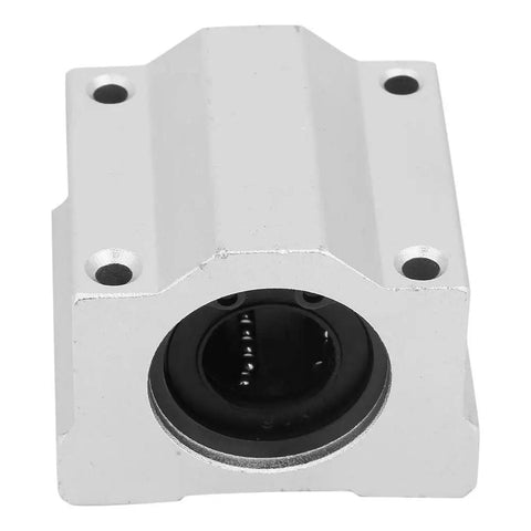 Heavy Duty Aluminum Alloy Long Rail Linear Motion Assembly Featuring Precision Ball Bearing Slide Carriage close-up showing carriage housing.