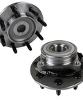 Front Wheel Bearing And Hub Assembly 8 Lug 4WD With ABS Pair For Dodge Ram 1500 2500 3500 2006 To 2008 Front Left And Front Right