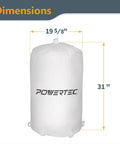 Heavy Duty 1 Micron Dust Collector Bag 21 By 31 Inches Fits JET Grizzly Shop Fox Wen Harbor Freight And DC 1512 Dust Collectors