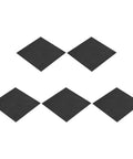 Rectangular Graphite Block Ingot Sheets 100x100x1mm High Purity Electrode Plates For Melting Casting And Electrolysis Pack Of 5