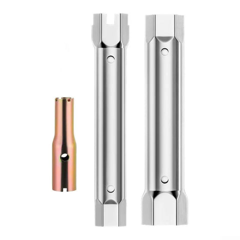 Rock Solid Hex Socket Wrench Set With Hollow Groove Design, premium alloy steel, for faucet installation and repairs.