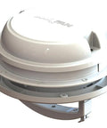 12V Dome Exhaust Vent Fan, 6 Inch Round For RV Roof Or Sidewall Install, Exhaust Only, Removable Screens