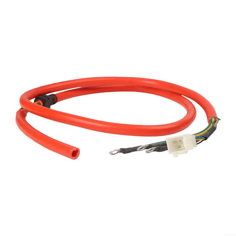 Badass Pure Copper Ebike Motor Cable 5 Wire Hall Sensor Extension High Temp Resistant, red cable for electric bikes.