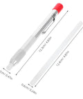 Soapstone Marking Pencil With Aluminum Holder For Welding Supplies with size dimensions shown