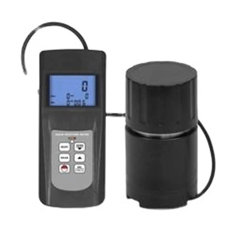 Digital Grain Moisture Meter For Seed Rice Paddy Corn Maize And Coffee With Green Yellow Red LED Indicators visible on screen