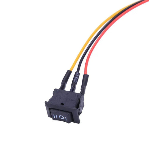 DC Motor Speed Controller 10-50V 100A Peak 5000W PWM Regulator power switch with wires visible