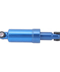 Blue 150mm aluminum suspension for electric foldable scooters pocket bikes and motorcycles boosts comfort and stability.