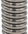 Close-up of stainless steel spring component for 3 Foot Fiberglass CB Radio Antenna With 1000 Watt Rating Black Finish Built Tough VibraSorb