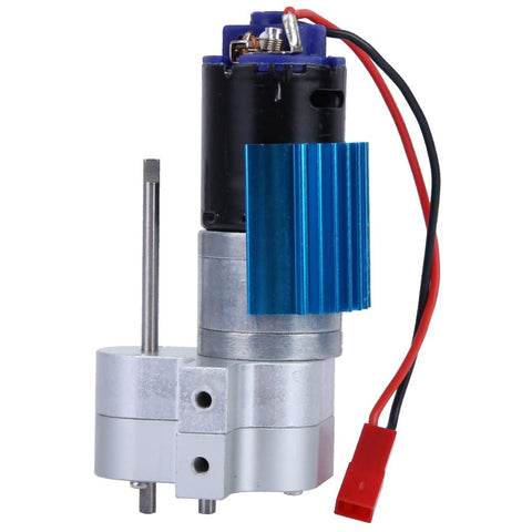 CNC Machined Gearbox Speed Change For RC Cars With 370 Brush Motor For WPL C14 C24 B14 B24 B16 B36 RC Cars Easy Install