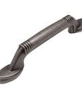 Weathered Nickel Cabinet Hardware Handle Pull Ten Pack For Kitchen And Bath Upgrade With Three Inch Hole Centers And Five And A Quarter Inch Overall Length One Inch Projection And Eleven Sixteenths Inch Wide Includes One Inch Mounting Screws Cosmas.