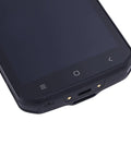 Rugged Handheld Barcode Scanner With 5.5 Inch Touch Screen For Logistics And Warehouse Use bottom view with buttons visible