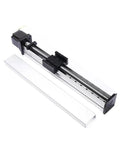 Precision Ball Screw Kit With Sealed Linear Guide Module Hella Smooth Sliding Table Rail Dust Proof Motion Stage Assembly components laid out.