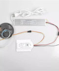 Components and wiring for Bathroom Vanity Mirror With Touch Sensor Built In Clock And Temperature Display Capacitive Touch Switch