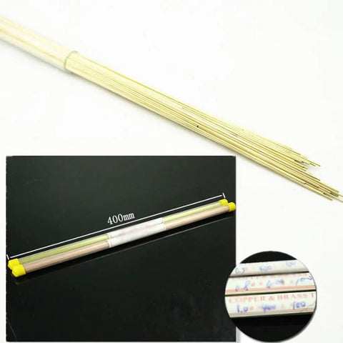 Brass Tube Set 100 Pcs Multi Hole Tubes For EDM Drilling And Wire Cutting Accessories Slow Running Electrodes 0.8mm By 400mm Long Durable