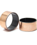 Heavy Duty 6 Pack Sleeve Bearings With 45mm Bore And 50mm Outer Diameter By 25mm Length Oilless Plain Bushings in bronze.