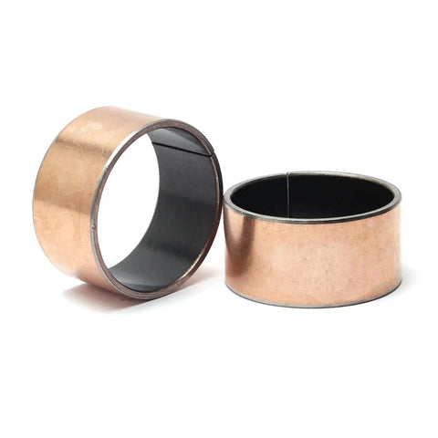 Heavy Duty 6 Pack Sleeve Bearings With 45mm Bore And 50mm Outer Diameter By 25mm Length Oilless Plain Bushings in bronze.