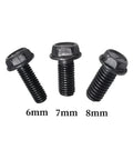 Hardcore Carbon Steel Button Head Hex Flange Bolts For Cutting Machines And Precision Instruments Deliver Dead Tight Grip And Zero Fuss Mounting Shop Grade Metric Fasteners: 6mm, 7mm, 8mm sizes.