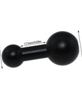 25Mm To 17Mm Ball Adaptor Aluminum Alloy Dual Socket Arm Rotating Ball Mount For RAM Brackets GPS Units Car Dash Mounts Universal Fit Rock Solid Heavy Duty Swivel Mount, black adapter with 17mm and 25mm balls