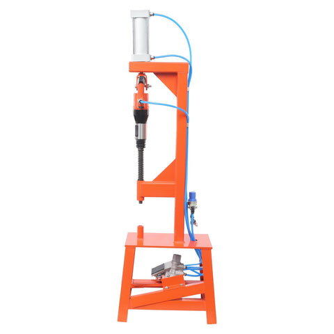 2 In 1 Pneumatic Shovel Brake Pad Riveting Machine With Tool Kit Case For Automotive Construction Shipbuilding And Aircraft Maintenance Fast Cutting And Riveting
