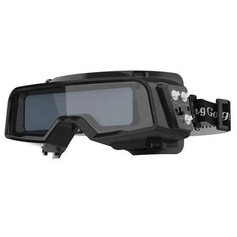 True Color Auto Darkening Welding Goggles With Wide Shade Range 4/5-9/9-13 for TIG MIG MMA Arc Plasma Cutting and Grinding side view