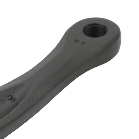 Lightweight 140mm Aluminum Diamond Hole Bike Crank Arm For Mid Drive EBikes Beefy Torque Durable Mountain Bike Crankset Replacement Part Easy Install Today, black 140mm aluminum crank arm