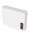 High Capacity 20800mAh Mini UPS keeps your home router and modem locked online during outages, compact white design.