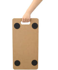 Beefy Heavy Duty Wood Furniture Mover Dolly With Wheels And Non Slip Pads 500 LB Capacity Portable Platform For Couch Piano Refrigerator Appliances And Other Heavy Items, top view