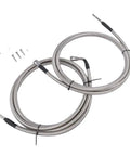 Best Fuel Line Quick Fix Kit For Chevy Silverado And GMC Sierra 1500 Crew With 4.8L Or 5.3L V8 Engines From 2004 To 2006 Model Replaces Part 15946187 braided steel fuel lines