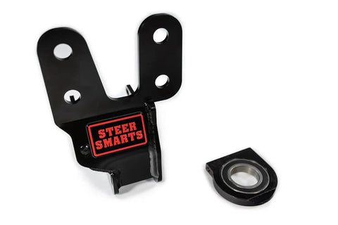 Bombproof Heavy Duty Sector Shaft Brace With Track Bar Reinforcement Bracket For Jeep Wrangler And Gladiator close-up view.