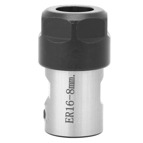 Heavy Duty ER16 Collet Chuck Holder For Milling Spindle Motor Shaft 8mm Rock Solid Collet Block with engraving