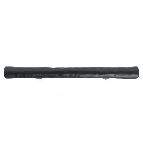 3 Inch C2C Modern Bar Handle Pull, Rustic Solid Cast Iron With Black Powder Coat, 5-3/8 Inch Overall Length, 1-1/2 Inch Projection, Includes 1 Inch Zinc-Coated Steel Screws, Pack Of 25, Easy Install For Cabinets And Drawers.