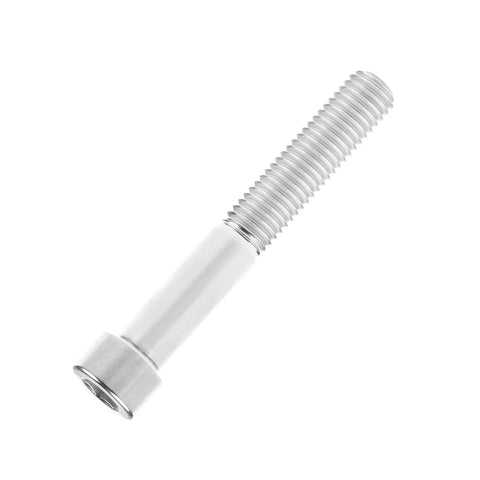 Beefy Titanium M7x50mm Allen Hex Socket Head Bolts Pack of 4 6AL-4V Grade 5 Titanium Alloy Silver Finish