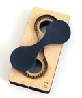 Teardrop Cutting Mold Set For DIY Leather Crafting Tools Including Pro Grade Wooden Steel Rule Punch on white background
