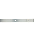 Heavy Duty 16 Inch Gate Hinge Strap Made From Steel With Zinc Plated Weather Guard Coating For Outdoor Fence And Wood Gate Applications Pre Punched For Three Eighths Inch Bolts Built To Stand Up To Weather And Everyday Use. 16-inch steel strap