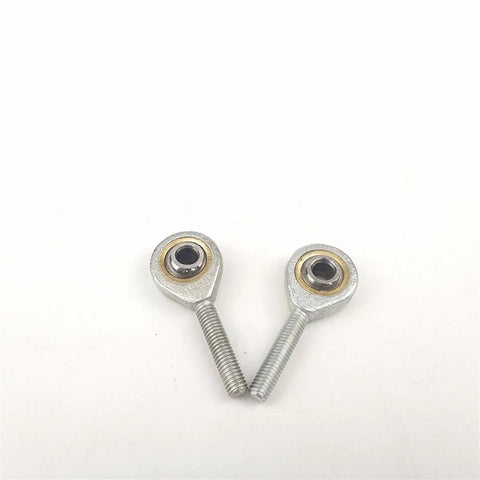 Kickass 2Pcs Rod End Bearings With Male Female M5X0.8 Threads, steel design, durable for suspension linkage movement.