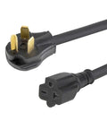 Beefy Heavy Duty Dryer Plug Adapter 30A 125/250V Male To 20A 250V 6-20R T-Blade Female, 1 ft cable, 12 AWG wire