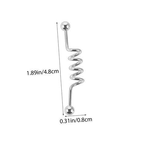 Six Piece Stainless Steel Barbell Earring Set For Women Featuring Bold Double Piercing Design With Chill All Day Wear And Legit Durable Build Made To Slay Every Look While Keeping That Fresh Daily Vibe You Really Want