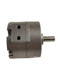Heavy Duty Vane Type Rotary Actuator Air Cylinder Built Tough Pneumatic Rotary Indexer for factory use, showing metal design.