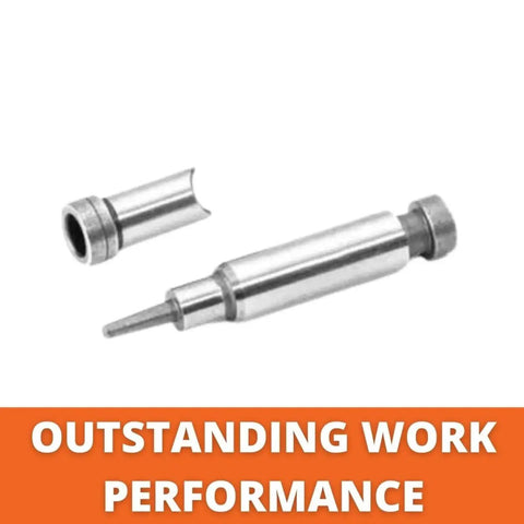 Pro Grade Replacement Punch And Die Set For Nibblers 1.6 E ABLK And BLK 1.6 E Models with hardened steel punch and die