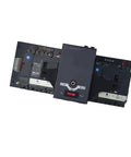 Dual Power Source Transfer Switch 4P 250A CB Class Automatic Transfer Switch High Power For Heavy Duty Home And Industrial Use Plug And Play Install Easy To Maintain Reliable Power Switching black panel view