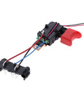 Top Shelf Replacement Hammer Drill Switch Assembly For Porter Cable PCC620B And PCC620LB Compatible With 90628303 01, showing red trigger and wiring.