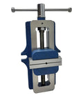 Beefy Four Inch Self Centering Vise With Fixed Base Heavy Duty Cast Iron Machining Tool For Milling And Drilling 100 Mm Jaw Width