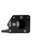 All Metal Dual Drive Extruder With Hardened Steel Gears Clone For Bontech Bowden 1.75Mm Filament Compatible With Ender 3 Prusa I3 Mk8 Anet E10 Right Side Mount Black, black side view