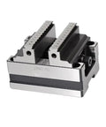 Top Tier CNC Concentric Vise With Turntable Fixture For Machining Center, Self-Centering Chuck Clamp in metal design.