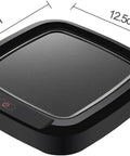 Keep Your Daily Brew Piping Hot With This Smooth Operator Ceramic Coffee Mug Warmer Featuring Fast Ptc Heating Non Slip Base And No Mess Setup Built For Office Or Couch Sweet Sips Always, black ceramic mug warmer dimensions 12.5cm x 12.5cm x 1.9cm.